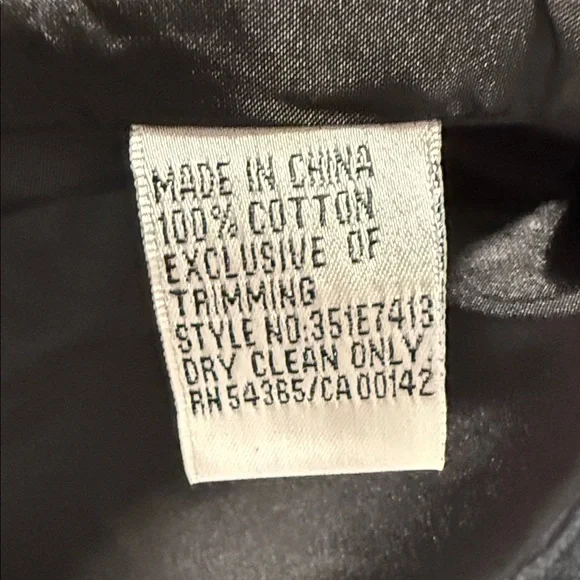 Vintage Nygard Collection Black Velvet Embroidered Cotton Women's Blazer Size 16 - Picture 8 of 15